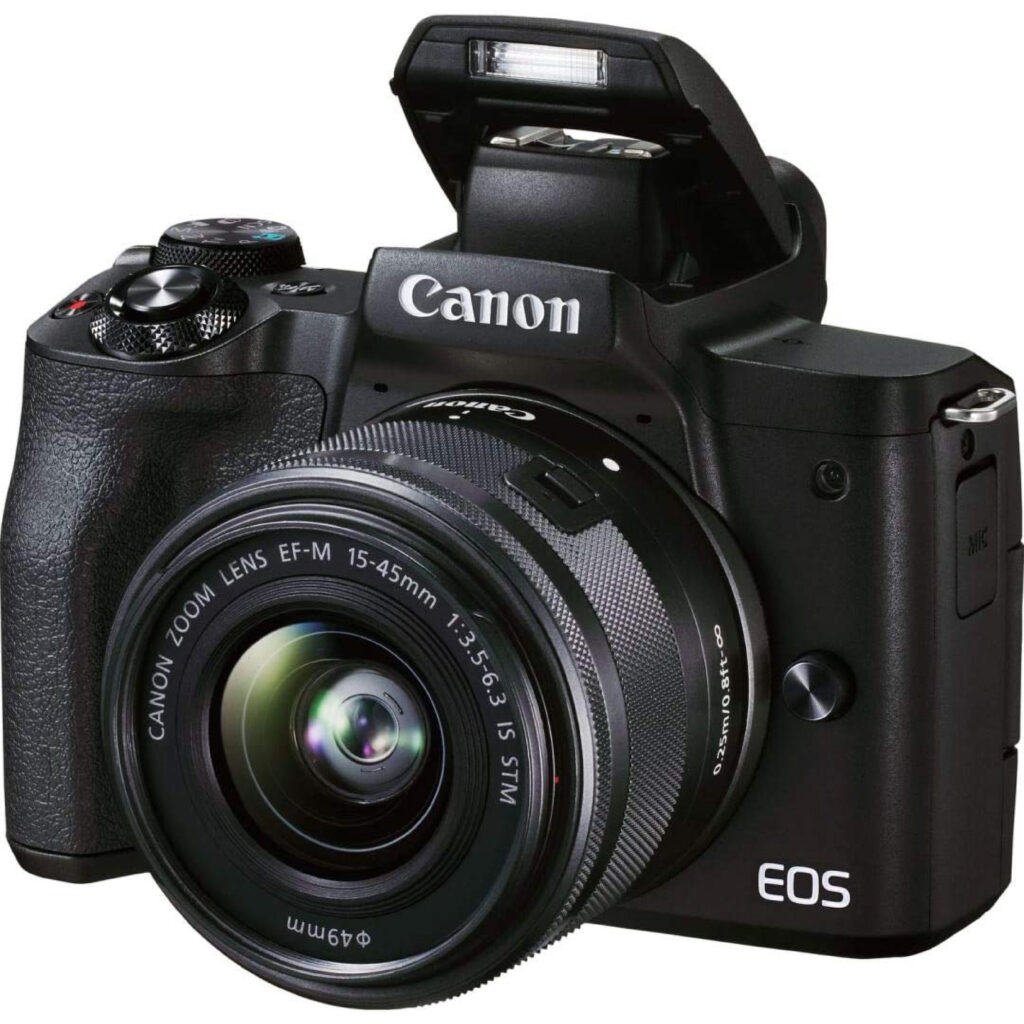 Canon EOS M50 Mark II. Patrick Will's main camera for his podcast WillCast and content creation.