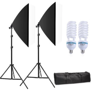 Softbox Photography Ligthing Kit Studio Lighting. Patrick Will's Studio Lighting kit for his podcast WillCast and content creation.